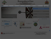 Tablet Screenshot of bangaloreone.gov.in